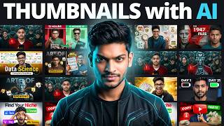 AI Thumbnail Kaise Banaye? | How to Make YouTube Thumbnails with AI Face Swap!