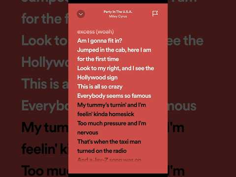 Party In The U.S.A. - Miley Cyrus (Lyrics)