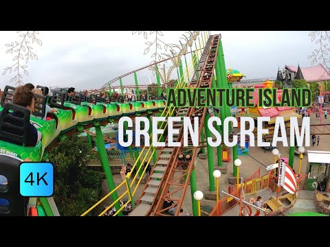 Green Scream 4K Onride Pov Adventure Island