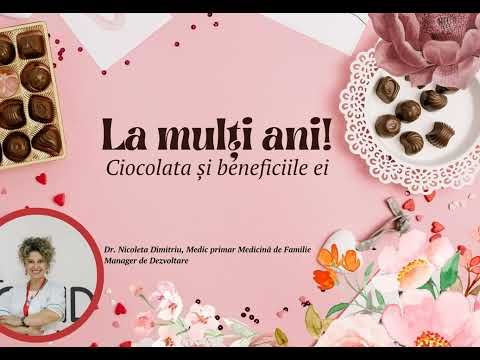 Beneficiile ciocolatei - dr Nicoleta Dimitriu