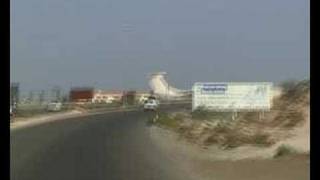 preview picture of video 'Sunil Ajman Palm Beach Hotel Beach of Airplane'