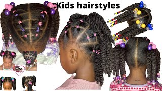Easy & Cute Natural Hairstyles For Little Girls
