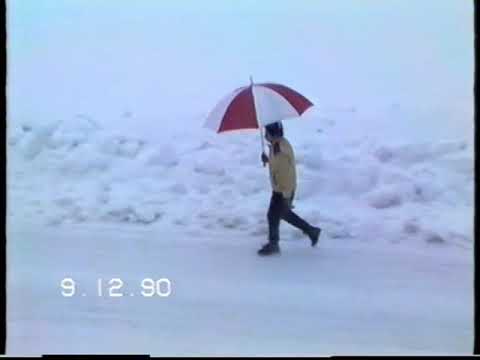 Castronno sotto la neve, il 9 dicembre del 1990