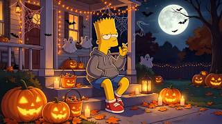 Midnight Lofi Smoke 🚬 Relaxing Beats Beside Spooky Decors