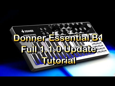 Donner Essential B1 Bass Synth - Massive 1.1.0 UPDATE - Full Walkthrough & Tutorial