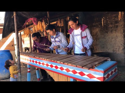 Marimba diatónica de Guatemala - Marimba Jun Ajaw - El Xhap