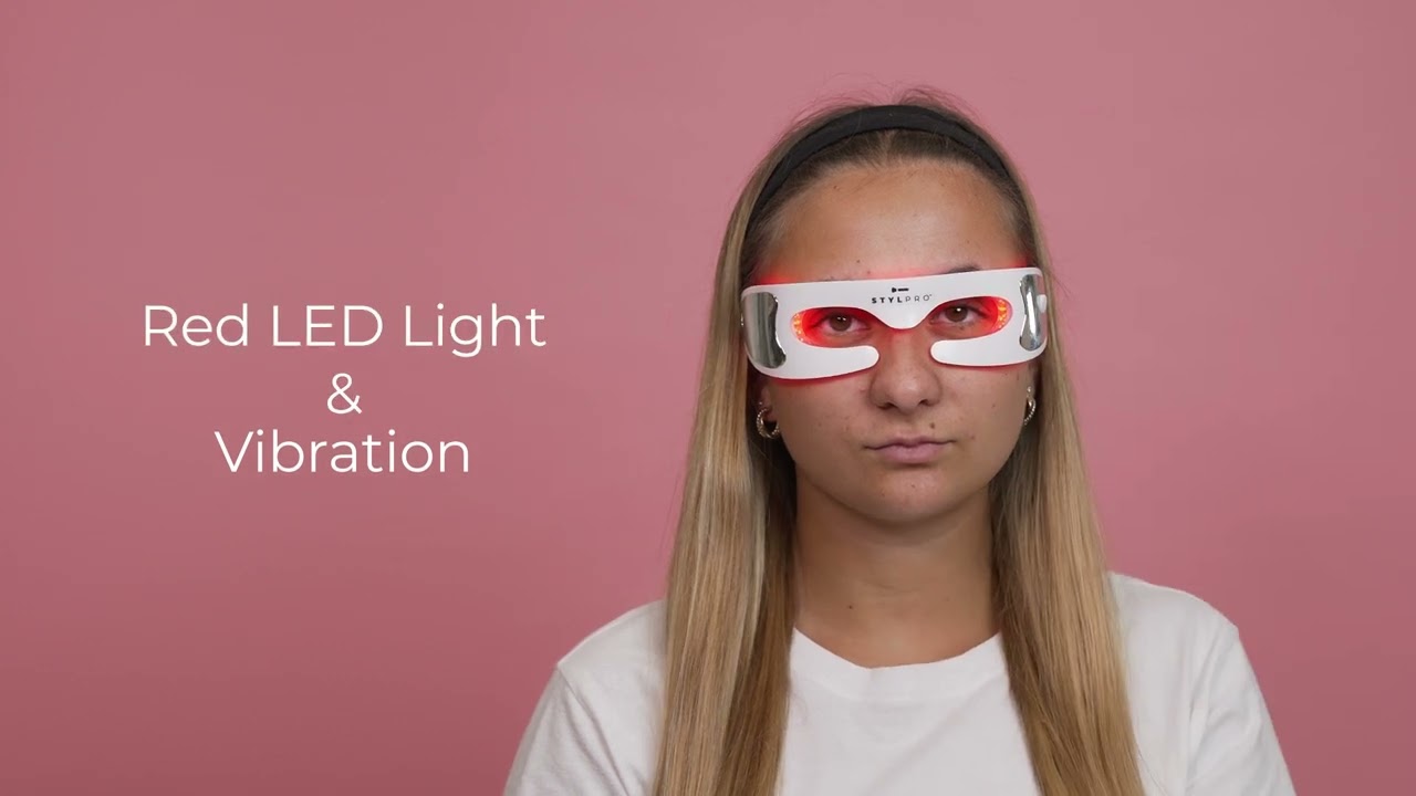 STYLIDEAS - STYLPRO Radiant Eyes Red LED Light Goggles