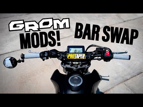 2022 Grom Mods Part 1! | Strip Down / Protaper Bars