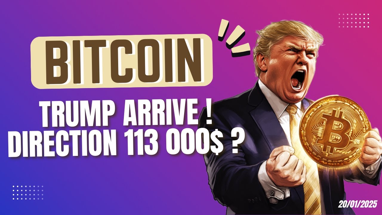 BITCOIN TRUMP ARRIVE - DIRECTION LES 113 000$🔥 ? CRYPTO TRUMP QUELLE FOLIE !