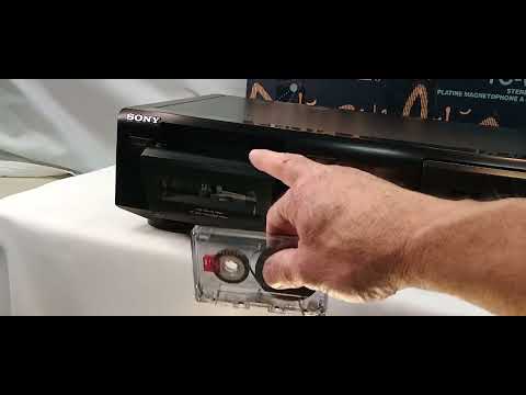PLATINE DOUBLE CASSETTE Sony TC-WE305 Fonctionne EUR 85,00 - FR