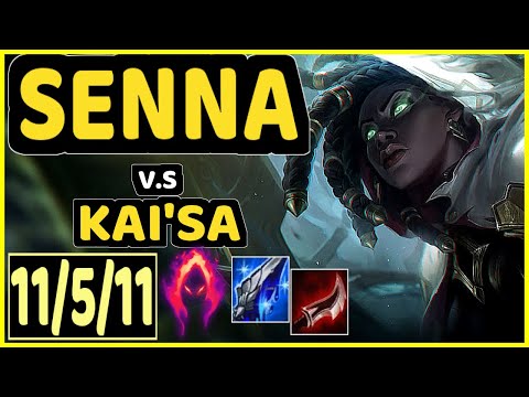 DISAVE (SENNA) vs KAI'SA - 11/5/11 KDA BOTTOM ADC GAMEPLAY - BR Ranked DIAMOND