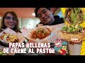 Papas RELLENAS DE CARNE AL PASTOR Y CECINA En Papa Guapa Ft Andy Necoe