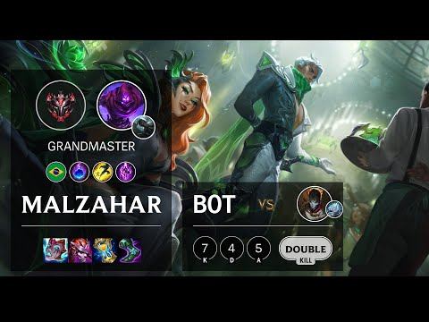 Malzahar Bot vs Jhin - BR Grandmaster Patch 11.24
