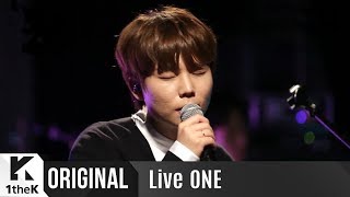 Live ONE(라이브원): Full ver. JUNG SEUNG HWAN(정승환) _ It's Raining(비가 온다)