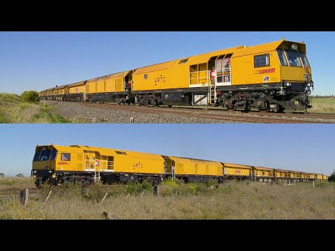 ARTC  MMY529 "RG419" LORAM Rail Grinder (28/6/2020) - PoathTV Australian Trains & Railways