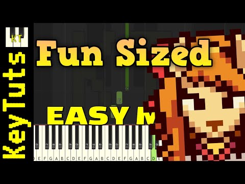 Fun Sized [Undertale Yellow] - Easy Mode [Piano Tutorial] (Synthesia)