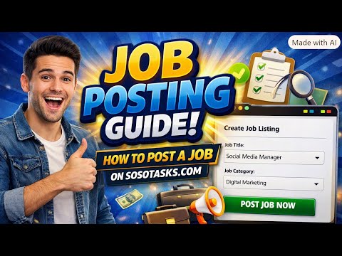 How to post a Job as a Poster