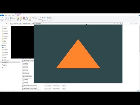 OpenGL - draw a triangle