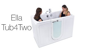 Tub4Two: Two-Person Walk-In Tub with Two Seats - Perfect for Couples