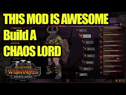This NEW Mod Let's You Build A Chaos Lord - With The Daemon Prince Mechanics - Total War Warhammer 3