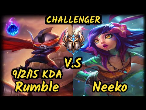 RDP Nyu (RUMBLE) vs NEEKO - 9/2/15 KDA TOP CHALLENGER GAMEPLAY - BR