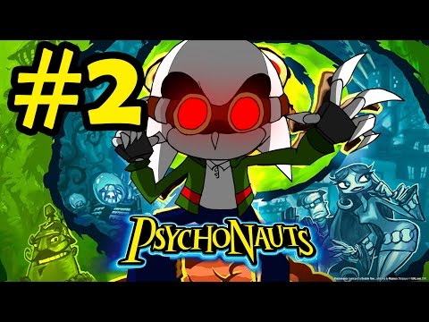 Let's Play Psychonauts part 2 - Meaty mind plants