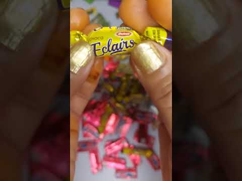 New very yummy new yellow golden pack choco eclairs chocolate #shorts