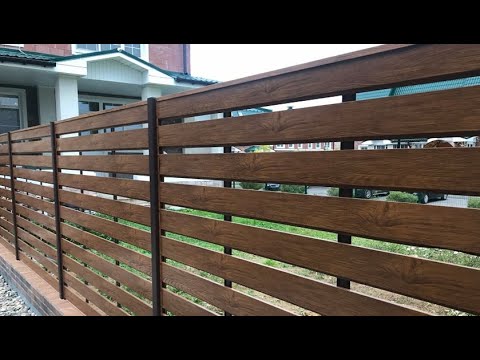 Инструкция по монтажу забора-жалюзи GRAND LINE TEXAS