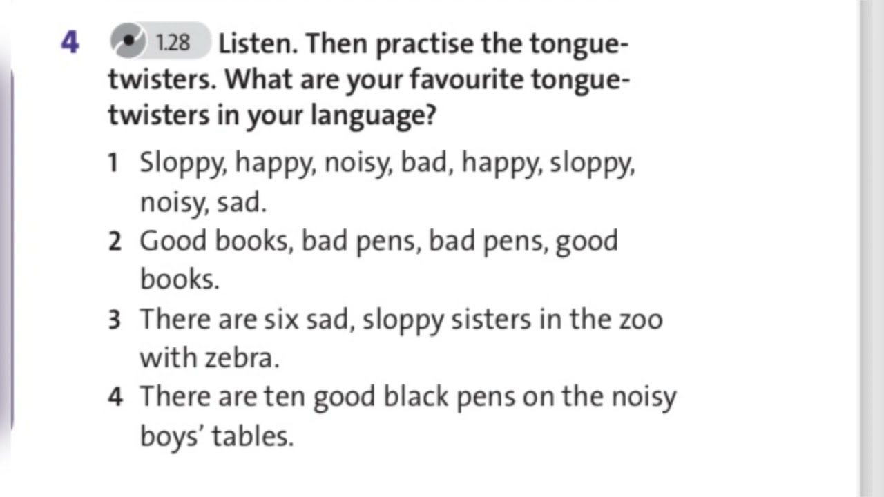 English plus 5. Unit 2. Ex4 p25