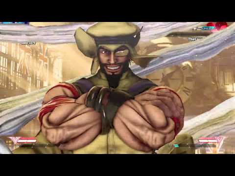 SFV 1st Online Play pt107 - Rashid vs. Laura (final)