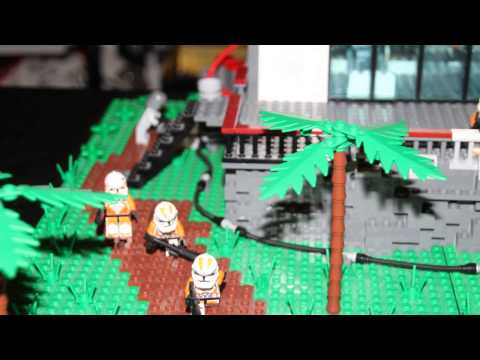 LEGO starwars MOC defending the outpost on naboo