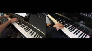 'Cat Bus' from 'My Neighbor Totoro' Soundtrack for Piano Duet