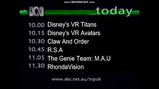 ABC TV - Morning Programme Schedule (My Version)