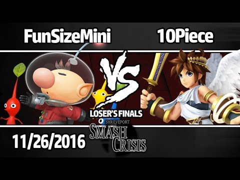 FunSizeMini vs 10Piece - Loser's Finals - Shreveport Smash Crisis - Smash Bros. Wii