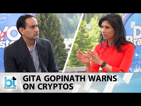 Thumbnail for "Extremely risky, speculative asset class," Gita Gopinath, Dy MD IMF warns on cryptos by Gita Gopinath