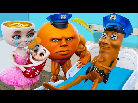 Great Sacrifice: Dad Tung Tung Tung Sahur  is HERO! 👮✨| Funny Brainrot Animation