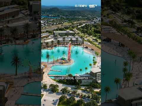 Laguna cristalina de 20 mil metros cuadrados en Cartagena | #AzulDeArenas #Construcción #2029
