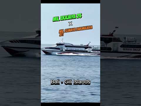 Bali to Gili Islands Fast Boat | MV Ekajaya 25 & MV Semaya Darmajaya Jet Daily Crossing #balitogili