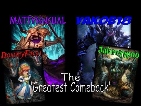 SMITE "The Greatest Comback" with Jakeeyypoo, Yakob18, Dommyfacci