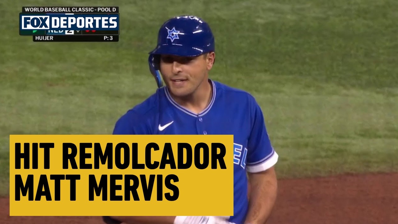🇮🇱😌 HIT REMOLCADOR, 2 CARRERAS Matt Mervis | Israel 6-2 Países Bajos | WBC 2026