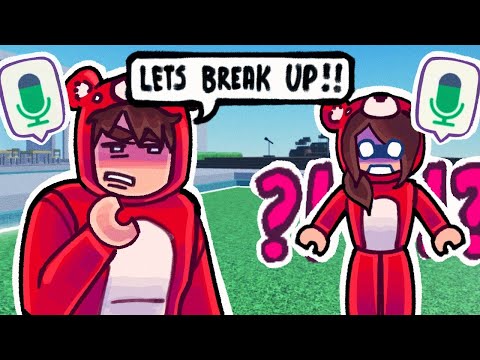 BREAKING UP With STRANGERS on Roblox Voice Chat... (again)