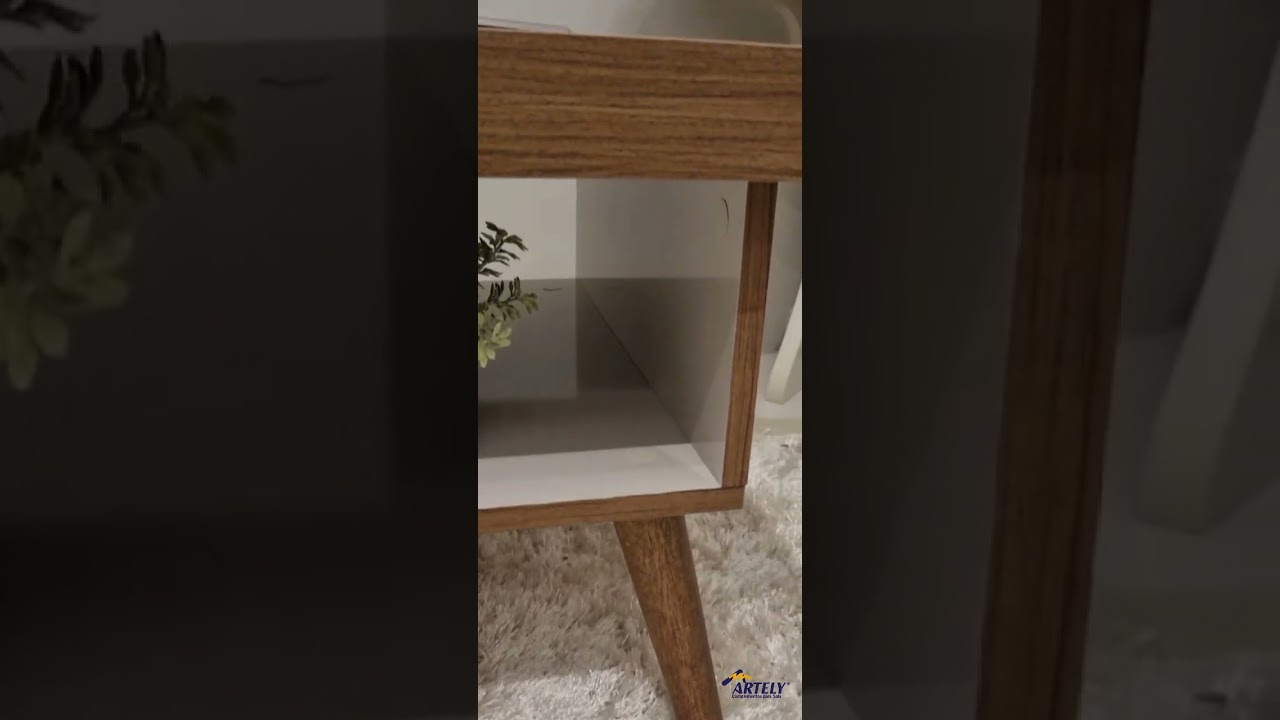 Thumbnail do vídeo - Mesa de Centro Lucca - Pinho C / Off White