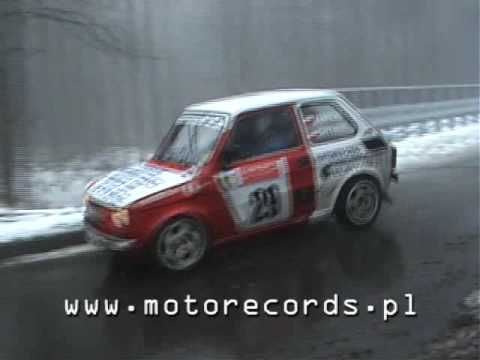 WALDEMAR JANECKI - Fiat 126 p. - 34 Rajd Cieszyńska Barbórka