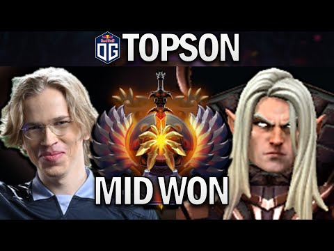 OG.TOPSON INVOKER - MID WON - DOTA 2 7.28 GAMEPLAY