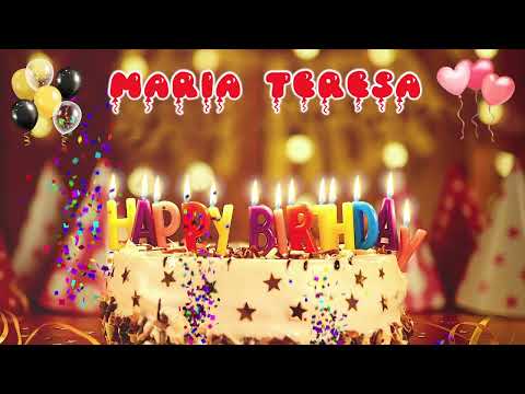 MARIA TERESA Happy Birthday Song – Happy Birthday to You