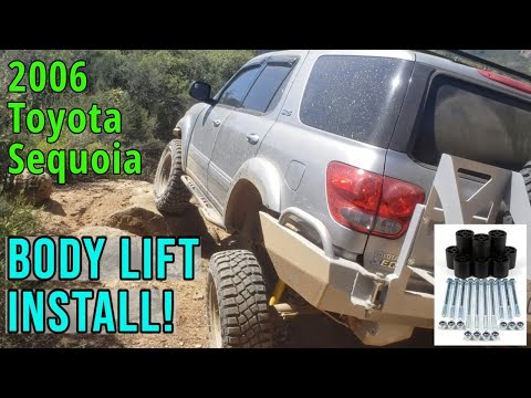 BODY LIFT Install // 1st Gen Toyota Sequoia