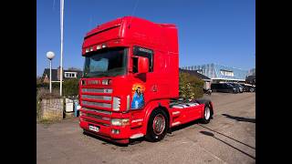 Scania R164-480 V8 SPECIAL PAINT /!\ RETARDER /!\ AIRCO truck tractor | Image 4 - Autoline