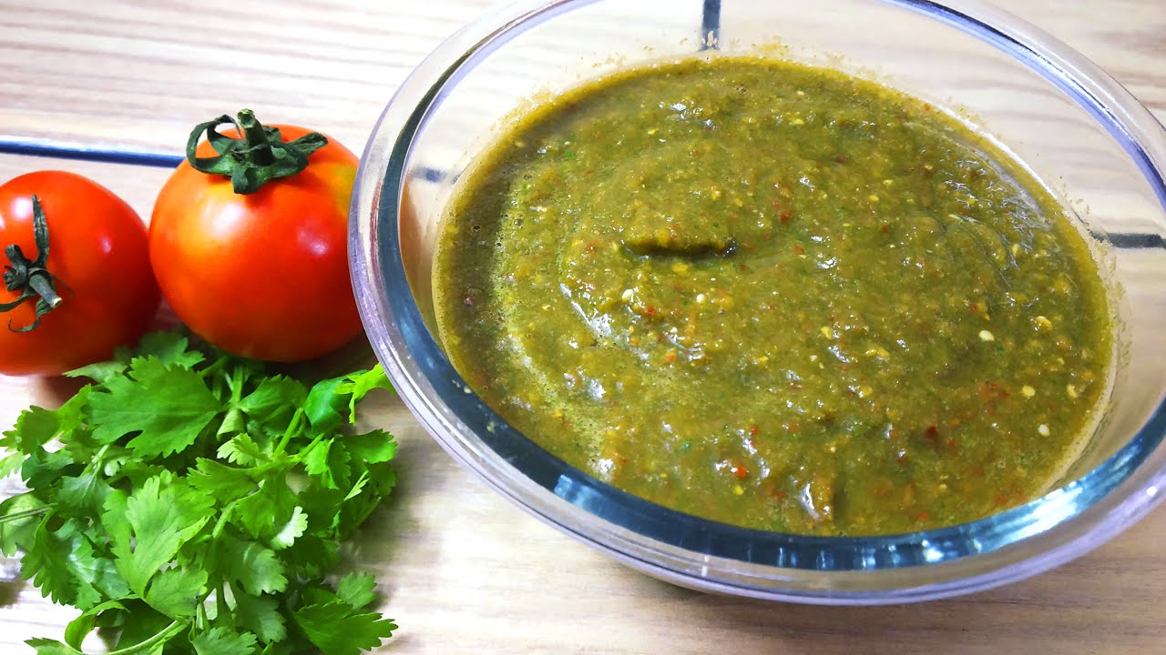 हरे धनिए और टमाटर की स्वादिष्ट चटनी/ Coriander Tomato Chutney/ Instant Chutney/ Tamaatar Ki Chutney