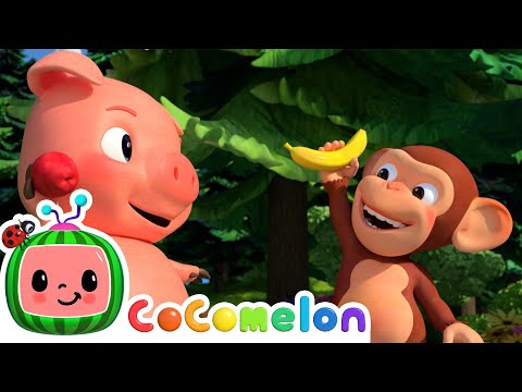 Apples and Bananas! | CoComelon Animal Time | Animals for Kids
