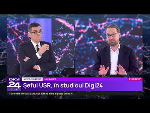 Președintele USR, Dominic Fritz, în direct la Digi24
